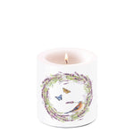 Candle SMALL - Chaffinch WHITE