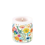 Candle SMALL - Vibrant Spring WHITE