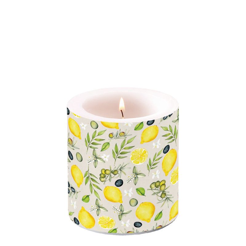 Candle SMALL - Olives And Lemon