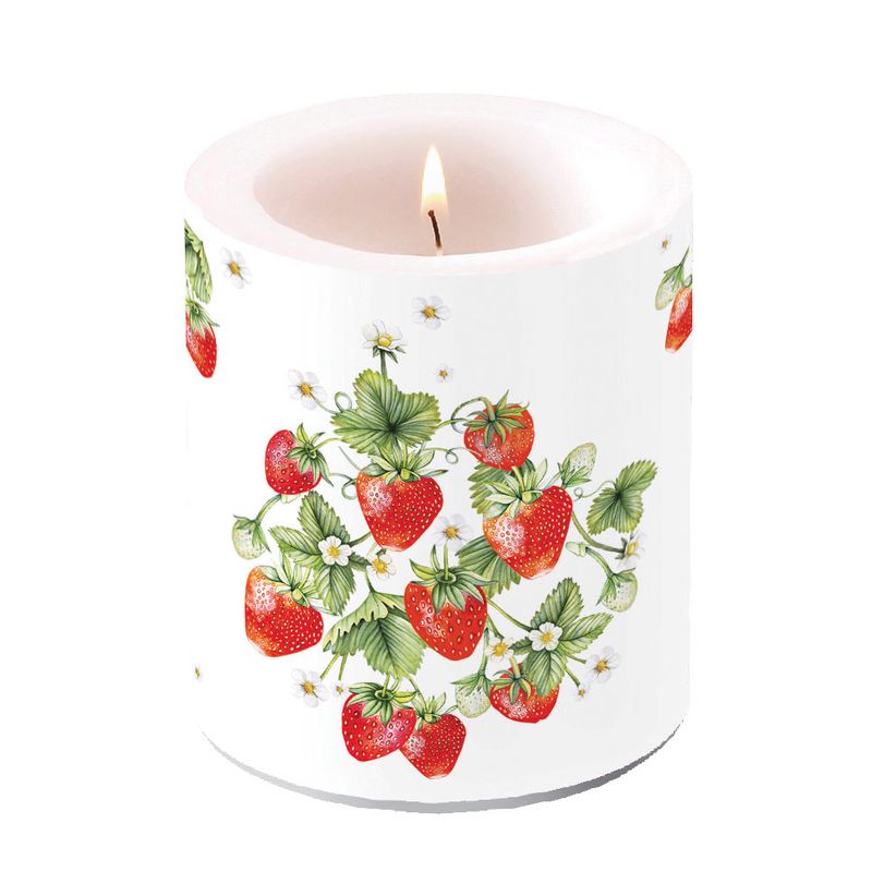 Candle MEDIUM - Bunch Of Strawberries