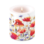 Candle MEDIUM - Poppies And Cornflowers