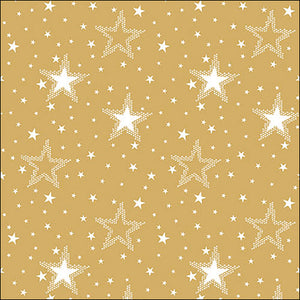 Lunch Napkin - Night sky white/gold