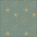 Lunch Napkin - Night sky gold/sage