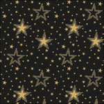 Lunch Napkin - Night sky gold/black