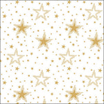 Lunch Napkin - Night sky gold/white