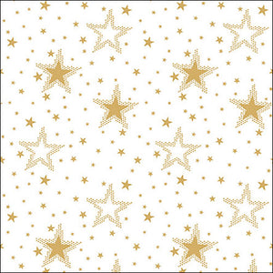 Lunch Napkin - Night sky gold/white