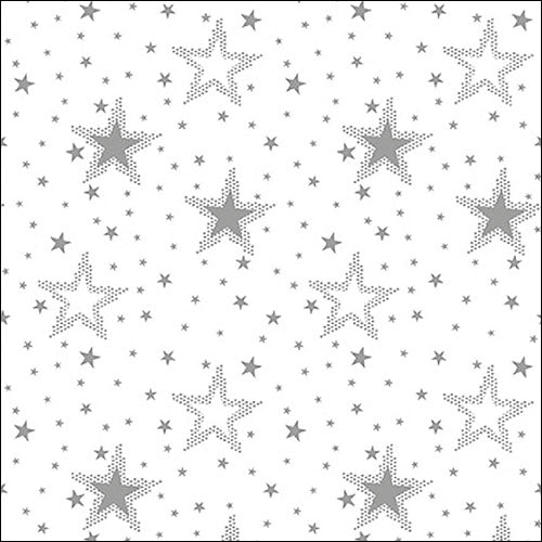 
                
                    Load image into Gallery viewer, Lunch Napkin - Night sky silver/white
                
            