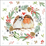 Lunch Napkin - Sparrow and robin