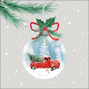 Lunch Napkin - Truck in bauble