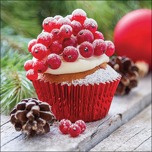 Lunch Napkin - Christmas cupcake