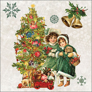 
                
                    Load image into Gallery viewer, Lunch Napkin - Nostalgic Christmas
                
            