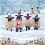 Lunch Napkin - Warm Winter Woolies