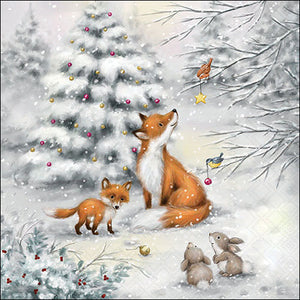 Lunch Napkin - Fox In Forest