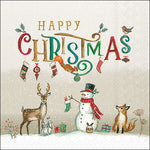 Lunch Napkin - Happy Christmas