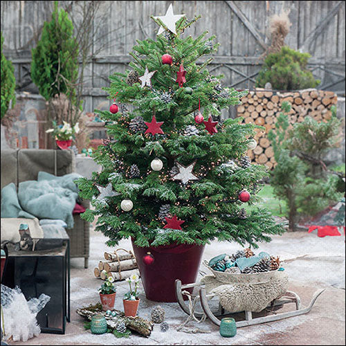 Lunch Napkin - Decorated Fir