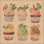 Lunch Napkin - Recycled Sweet Christmas Nature