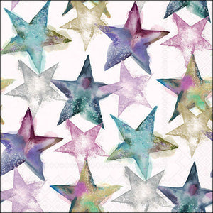 Lunch Napkin - Watercolour Stars