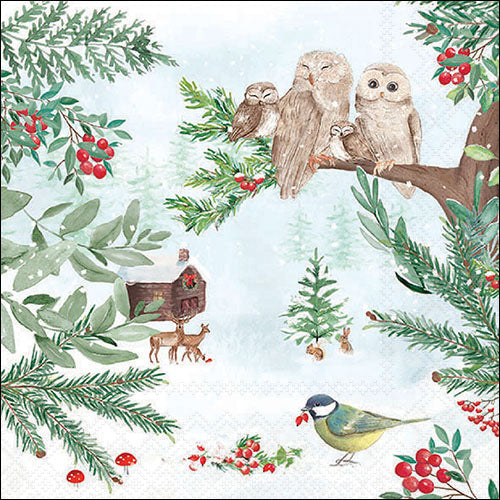 Lunch Napkin - Winter Outdoor