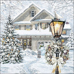 Lunch Napkin - Christmas House