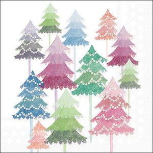 Lunch Napkin - Watercolour Trees