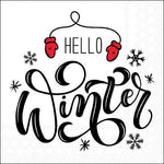 Lunch Napkin - Hello Winter