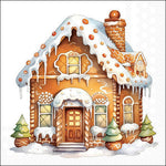 Lunch Napkin - Gingerbread House