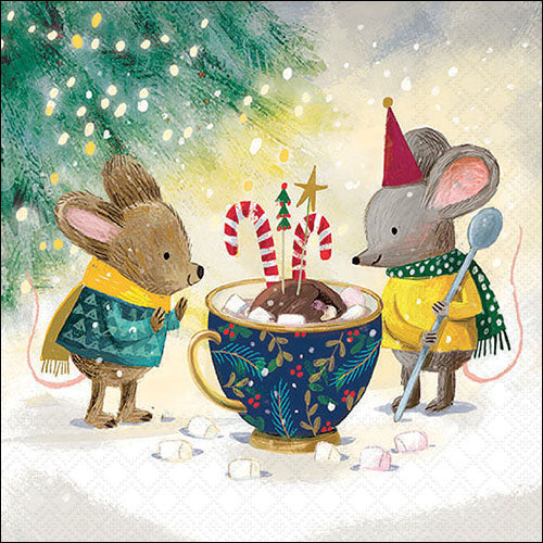 Lunch Napkin - Marshmallow Festivity