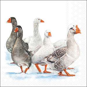 Lunch Napkin - Winter Geese