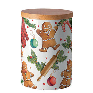 Storage Jar (MEDIUM) - Gingerbread Cookies