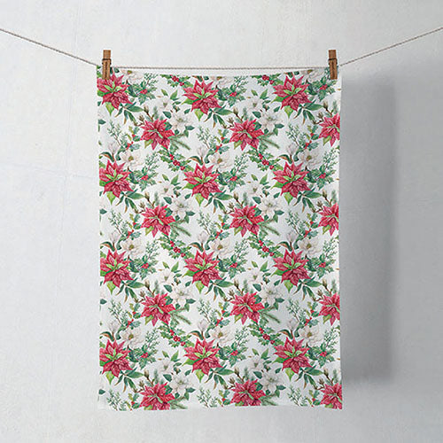 Kitchen Towel - Christmas Florals