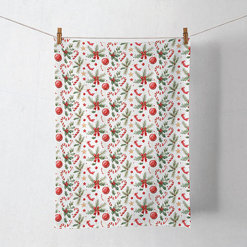 Kitchen Towel - Christmas Elements