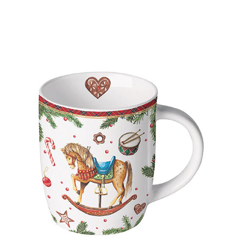 MUG - Classic Rocking Horse WHITE (200 mL)