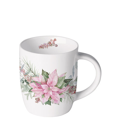 MUG - Pink Poinsettia (200 mL)