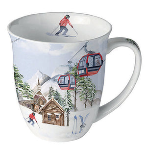 MUG (Fine Bone China) - Ski Hut (400 m