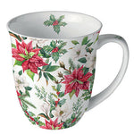 MUG (Fine Bone China) - Christmas Florals (400 m