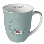 MUG (Fine Bone China) - Little Wood Cabin Sage (400 m