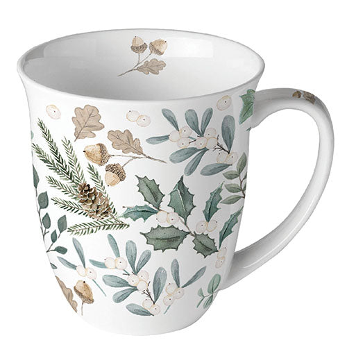 MUG (Fine Bone China) - Collection Of Leaves (400 m