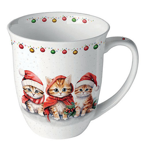 MUG (Fine Bone China) - Funny Cute Kittens (400 m