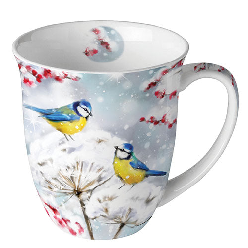 MUG (Fine Bone China) - Birds In The Snow (400 m