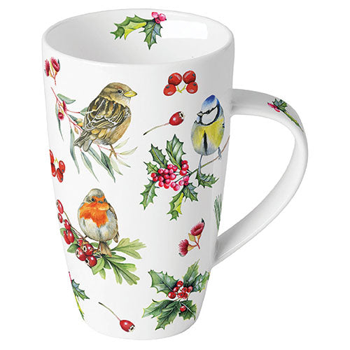 MUG (Fine Bone China) - Mug 0.6 L Birds In Winter (600 m