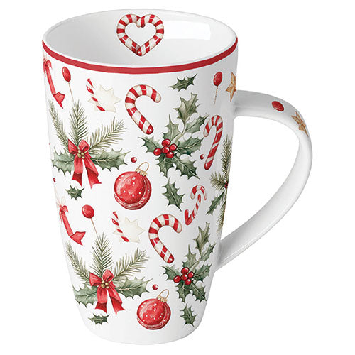 MUG (Fine Bone China) - Mug 0.6 L Christmas Elements (600 m