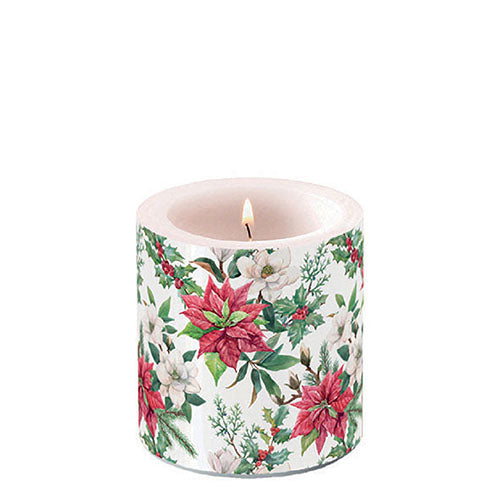 Candle SMALL - Christmas Florals