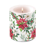 Candle MEDIUM - Christmas Florals