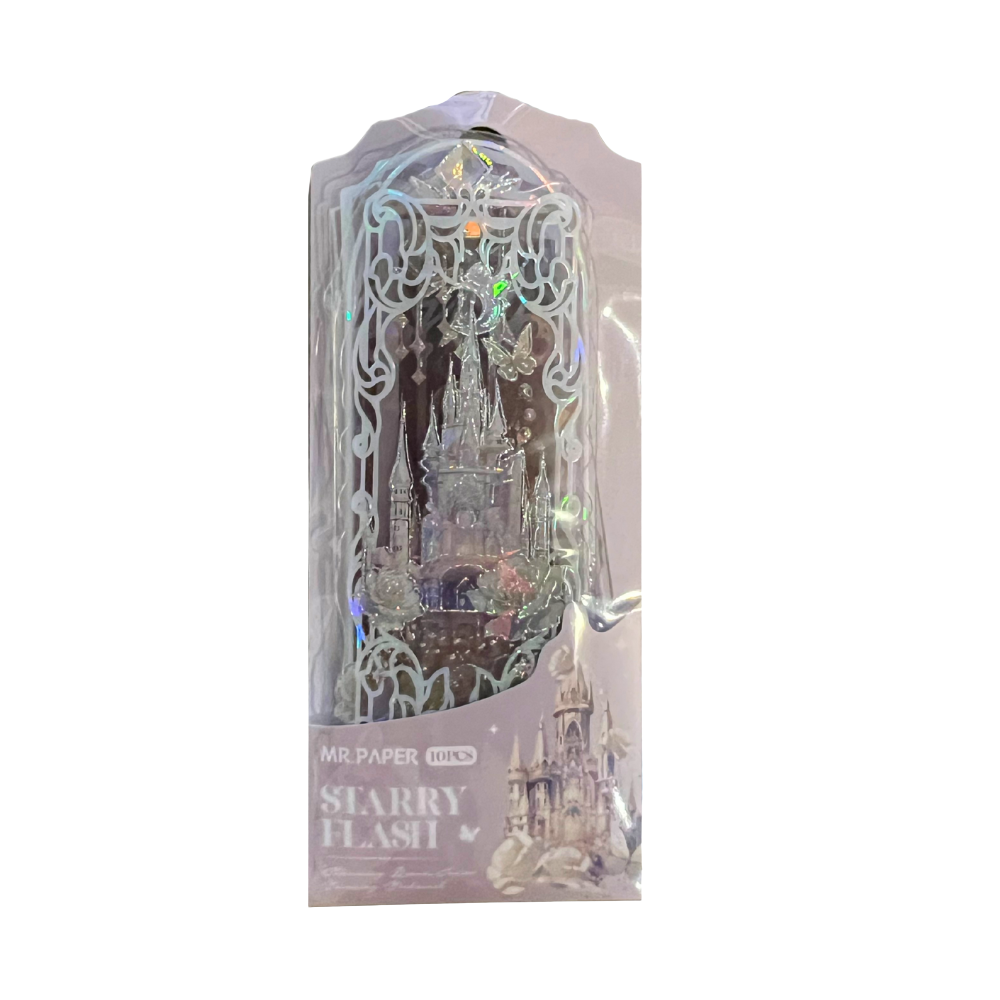 Bookmark (Crystal Collection) - Starry Flash (GREY)