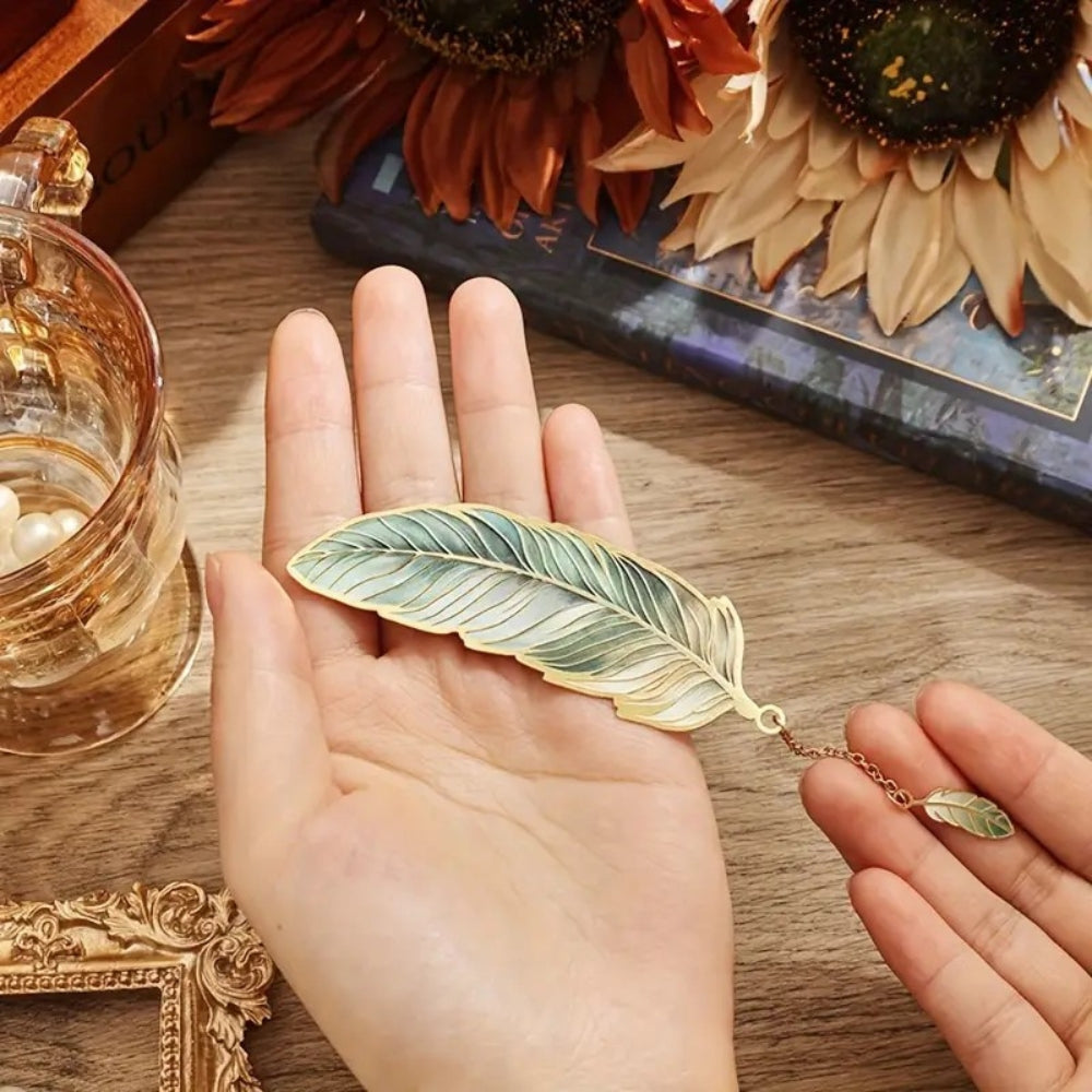 Bookmark (Fantasy Feather Collection) - Aurora Green