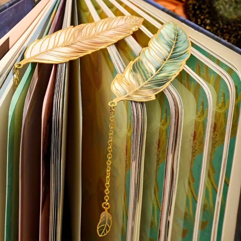 Bookmark (Fantasy Feather Collection) - Aurora Green