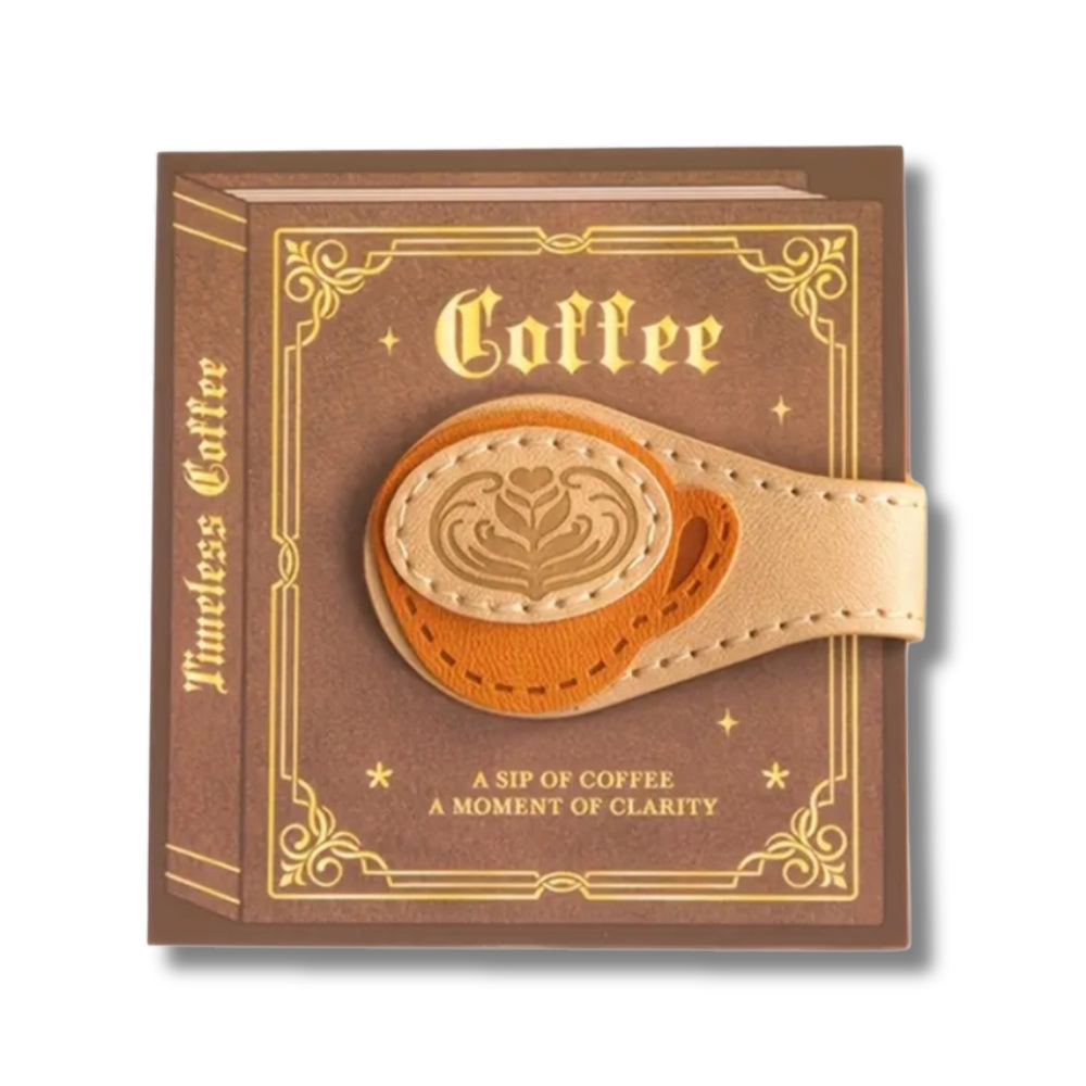 Bookmark (Magnetic) - Leather COFFEE
