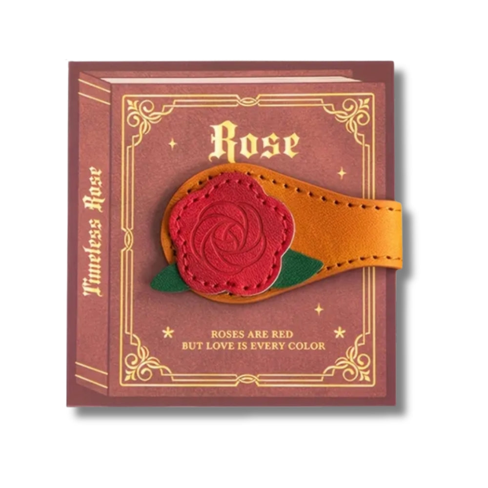 Bookmark (Magnetic) - Leather ROSE