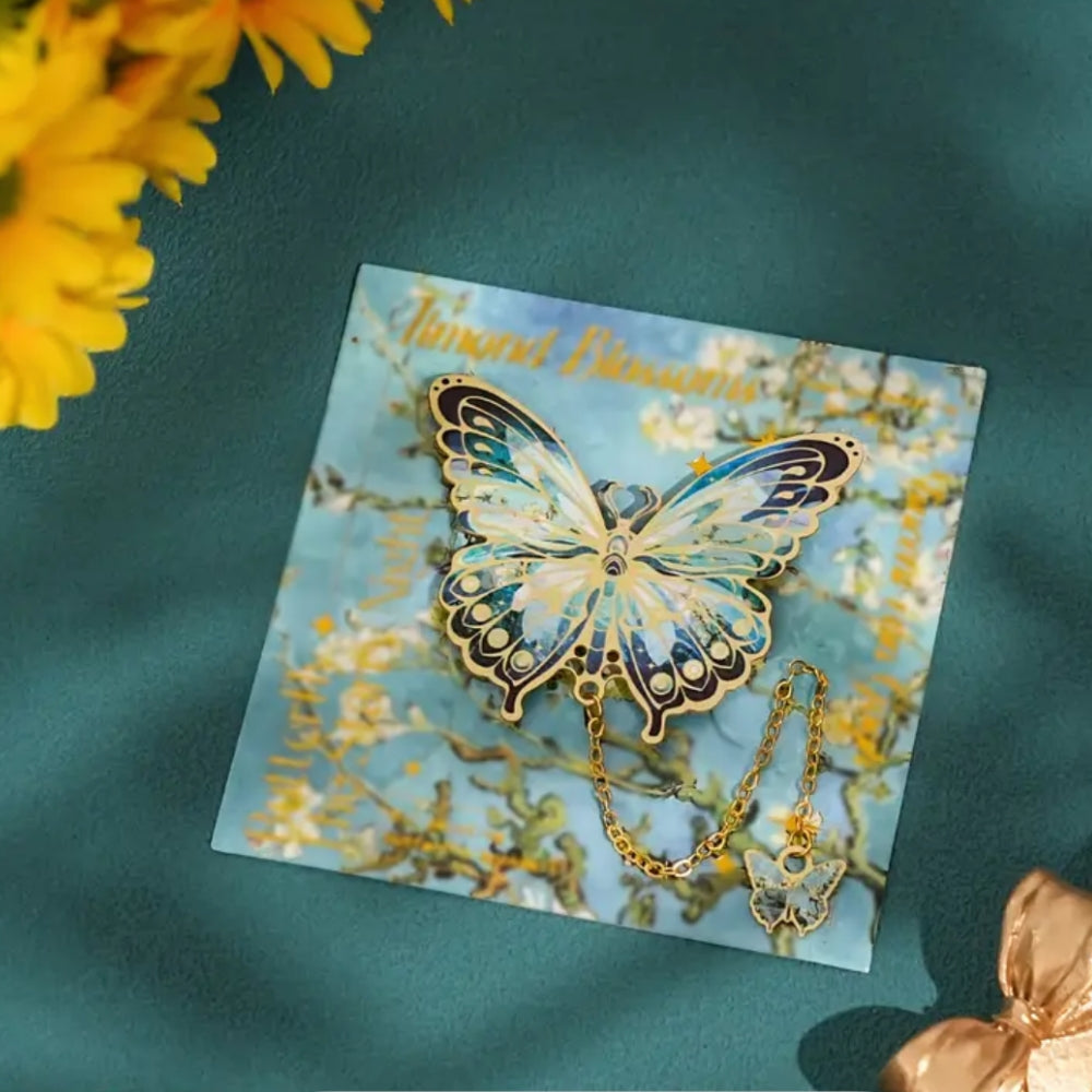 Bookmark (Van Gogh Collection) - Almond Blossoms (BUTTERFLY)