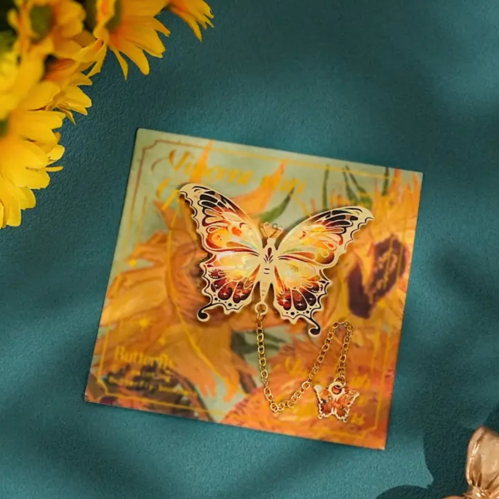 Bookmark (Van Gogh Collection) - Sunflowers (BUTTERFLY)